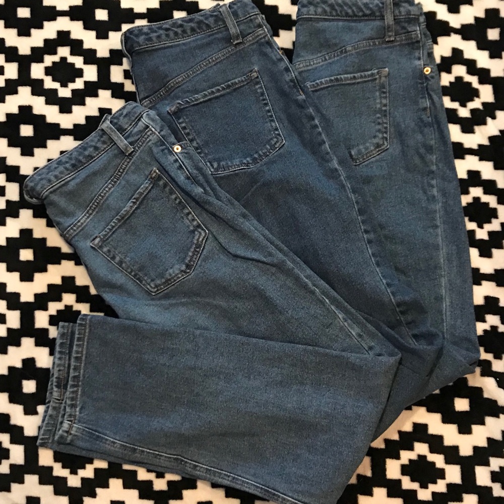 High rise mom jeans